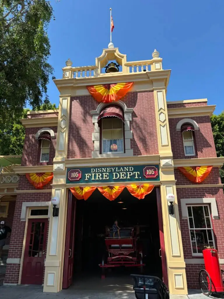 Walt Disney’s Apartment above the Disneyland Firehouse on Opening Day, July 17, 1955.