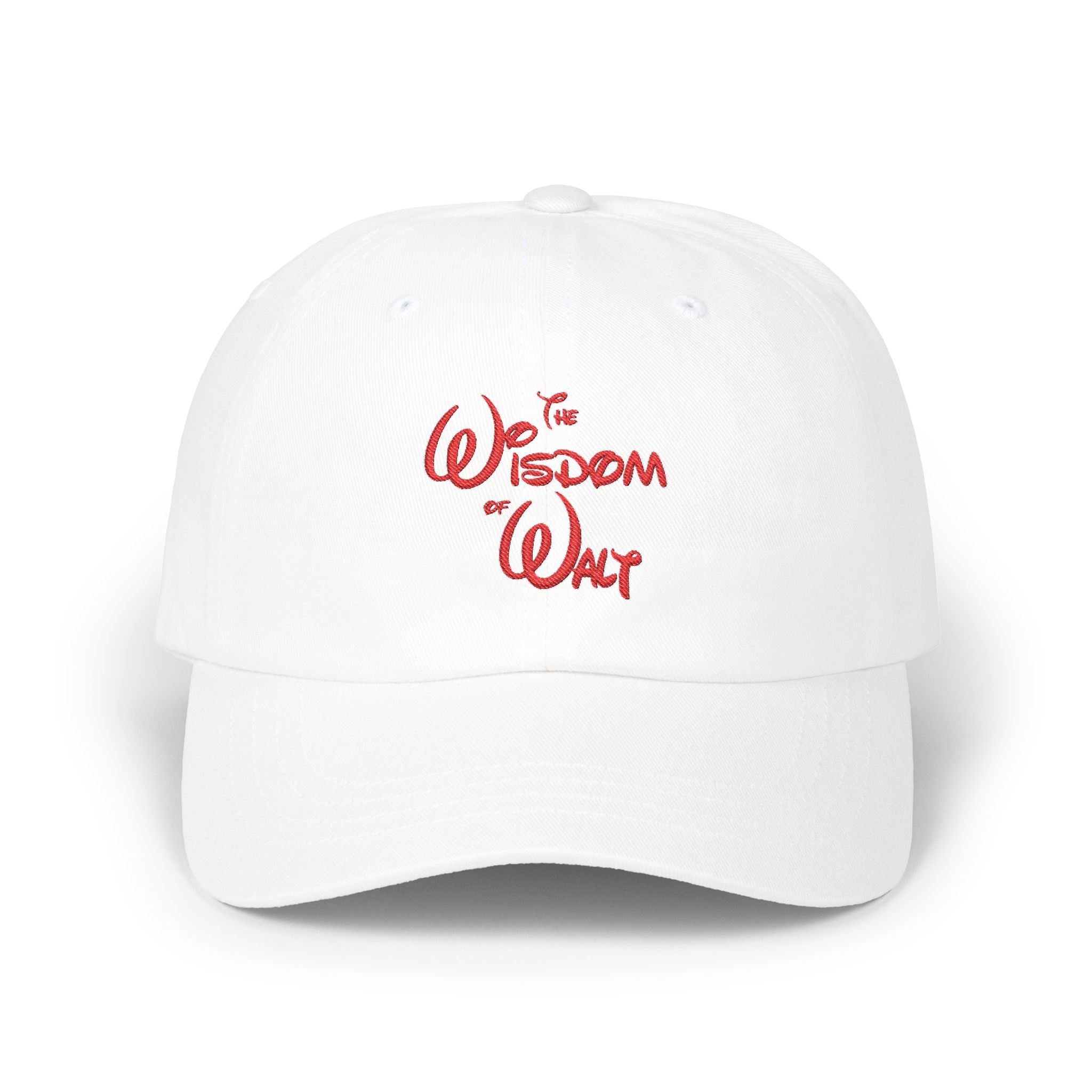 The Wisdom of Walt Embroidered Dad Cap